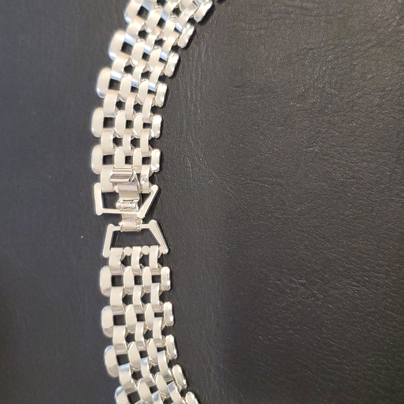 New Thick Chain Big Silver Color Necklace - Picture 8 of 9